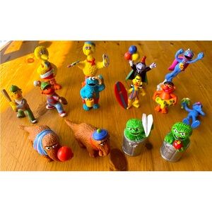 Seasame Street Figurines Vintage